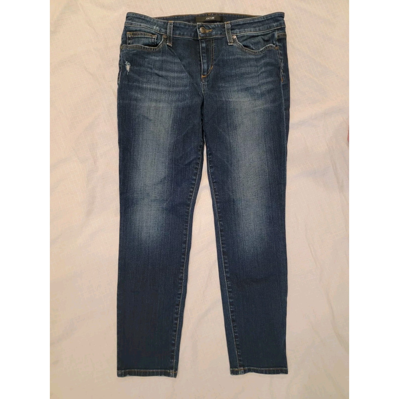Joe's Stretch Jeans: Skinny Ankle Fit, Medium Wash, Flattering! Womens 29